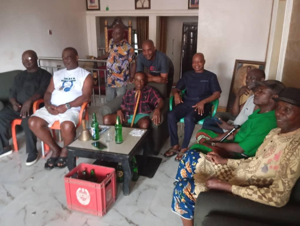 With Clan head and Council members of Njagasan community