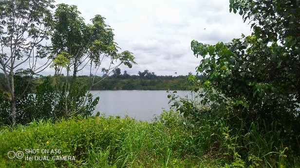 Abandoned quarry site at Nsan