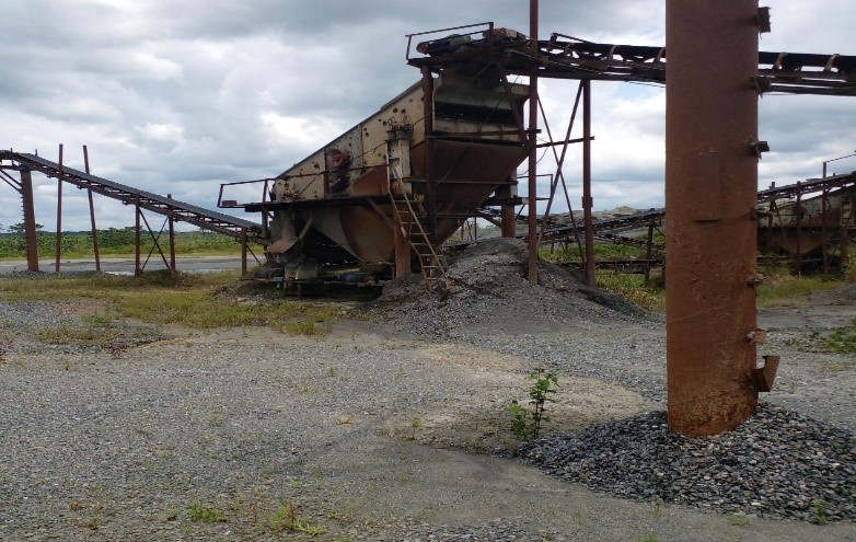 Abandoned quarry site at Nsan Akampka